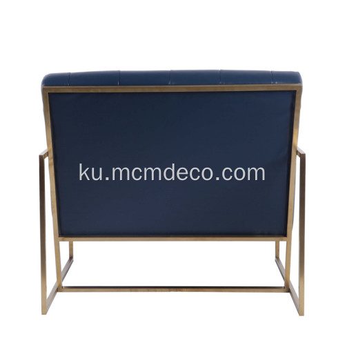 Frame Steel Stainless Stain Tufted Seat Lounge